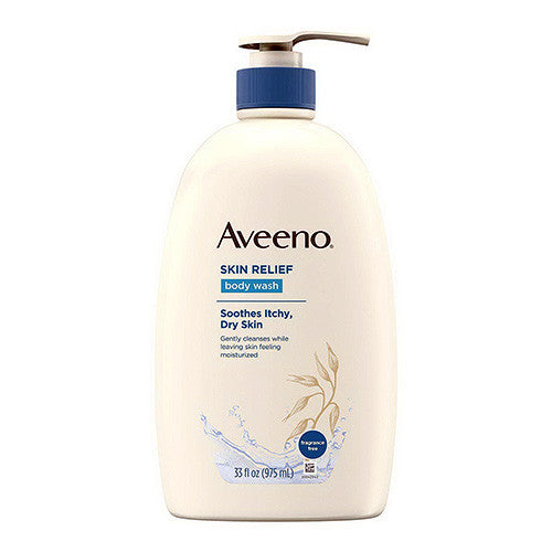 Aveeno Fragrance Free Active Naturals Skin Relief Body Wash, 33 Fl Oz